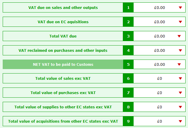 VAT form